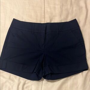 New York & Company Blue High Waist Shorts